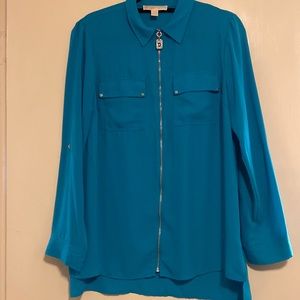 Michael Kors zippered blouse